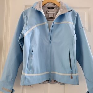 Columbia Titanium Carolina Blue Jacket Womens Size Small